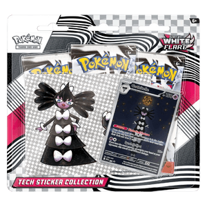 White Flare: Gothitelle Tech Sticker Collection - White Flare