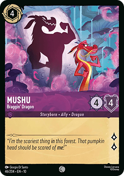 Mushu - Braggin' Dragon - Whispers in the Well (Common) [10WHI-046]