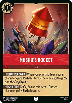 Mushu's Rocket - Whispers in the Well (Uncommon) [10WHI-134]