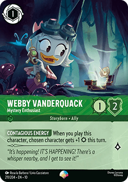 Webby Vanderquack - Mystery Enthusiast (V.2) - Whispers in the Well (Epic) [10WHI-211]